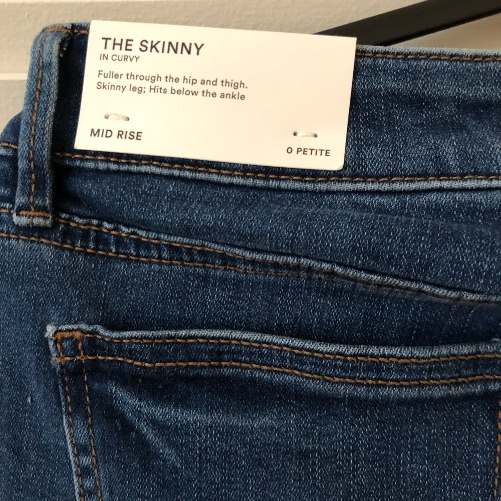 Curvy fit skinny jeans